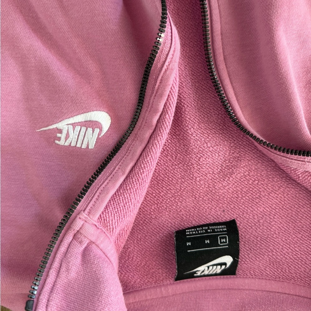 Nike Pink Zip-Up Hoodie - Picture 2 of 2